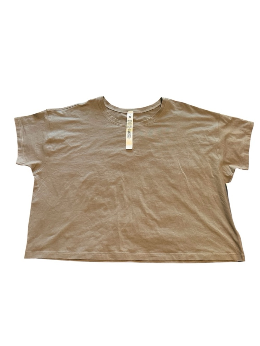 lululemon🍋 Cates Tee in Riverstone Size 12 NWT Pima Cotton - Picture 5 of 8
